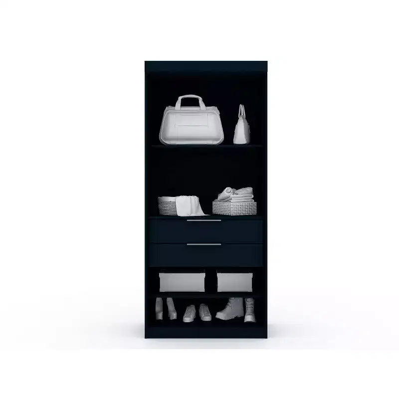 Set of 3 Mulberry 2.0 Wardrobe Closet - Manhattan Comfort
