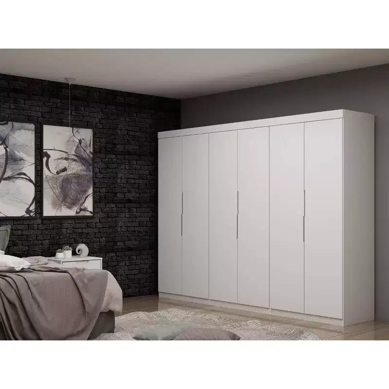 Set of 3 Mulberry 2.0 Wardrobe Closet - Manhattan Comfort