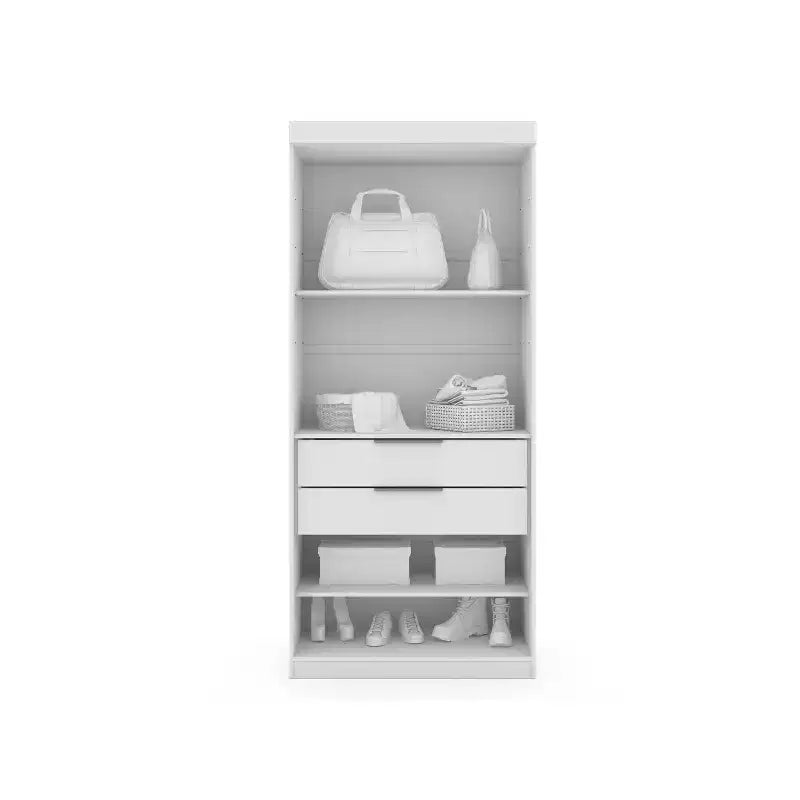 Set of 3 Mulberry 2.0 Wardrobe Closet - Manhattan Comfort