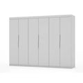 Set of 3 Mulberry 2.0 Wardrobe Closet - Manhattan Comfort