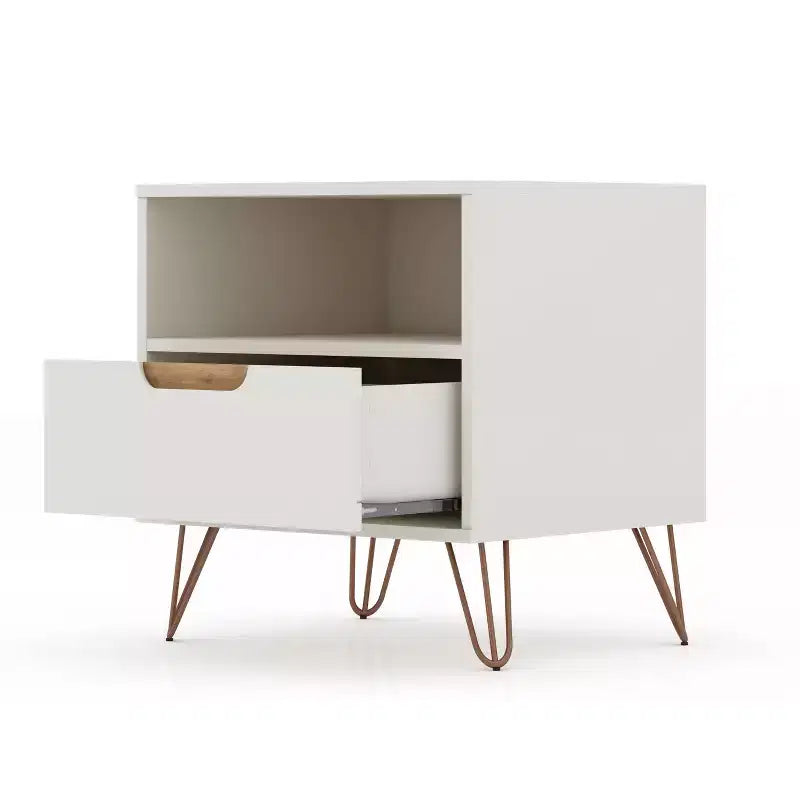 1.0 Rockefeller Nightstand - Manhattan Comfort
