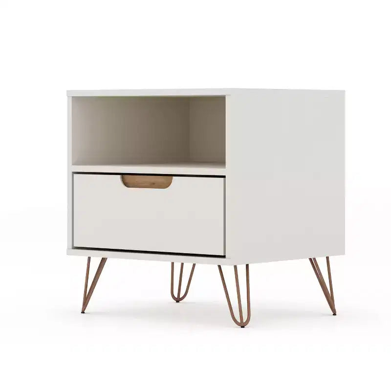 1.0 Rockefeller Nightstand - Manhattan Comfort