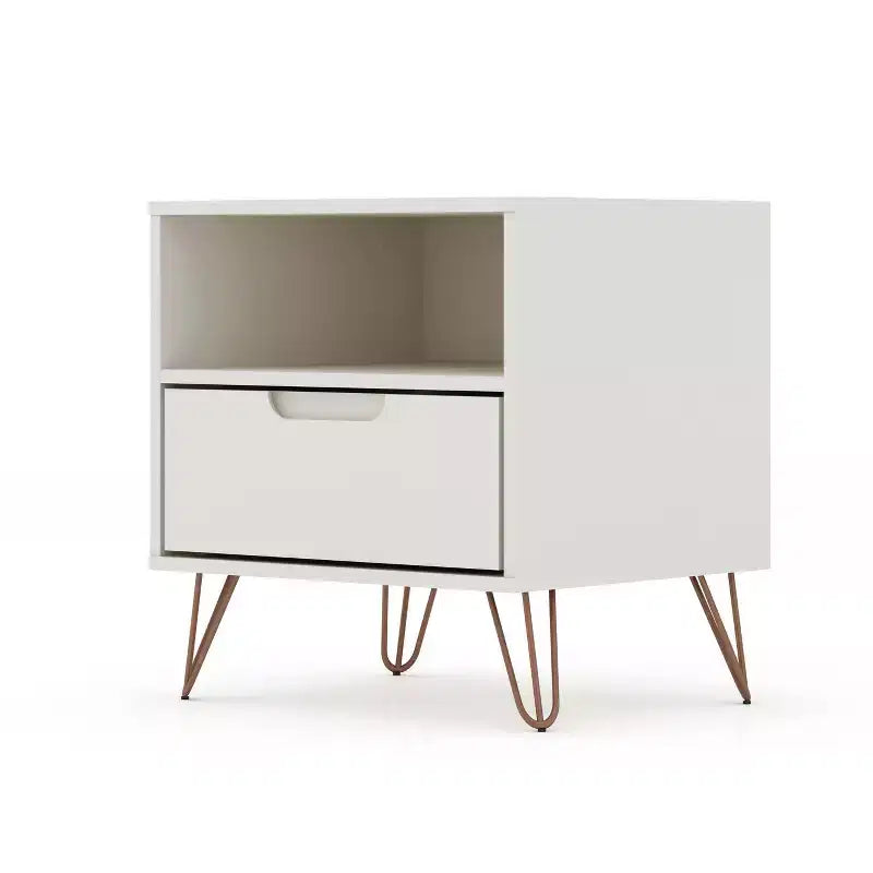 1.0 Rockefeller Nightstand - Manhattan Comfort