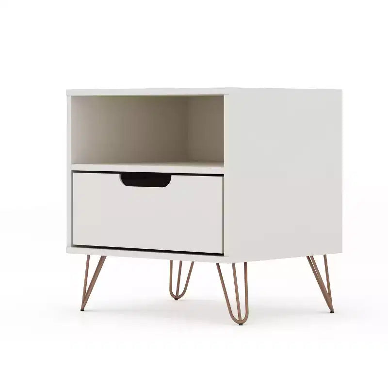 1.0 Rockefeller Nightstand - Manhattan Comfort