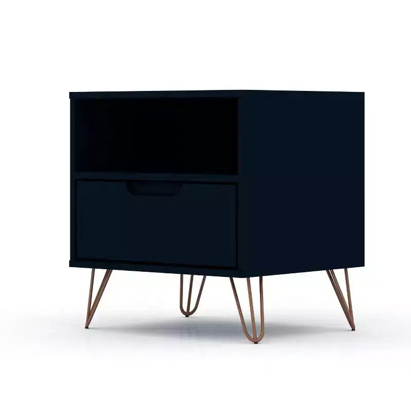 1.0 Rockefeller Nightstand - Manhattan Comfort