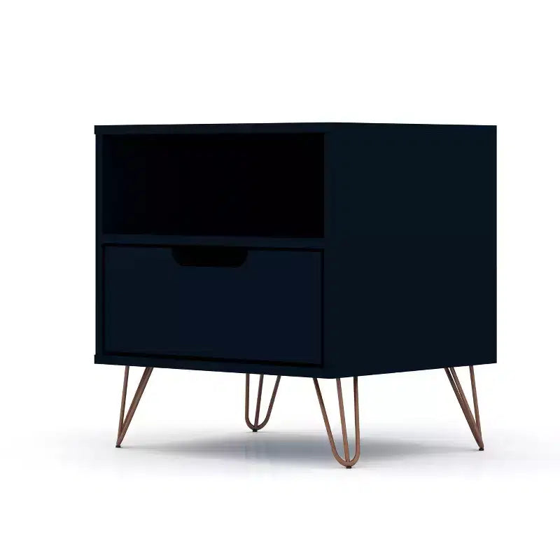 1.0 Rockefeller Nightstand - Manhattan Comfort