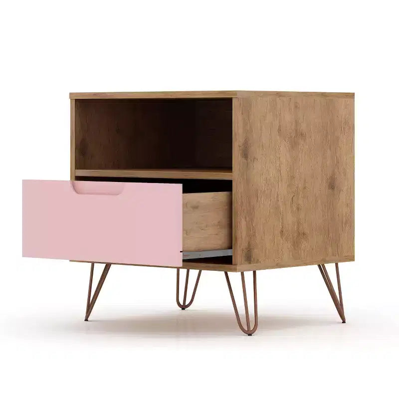 1.0 Rockefeller Nightstand - Manhattan Comfort