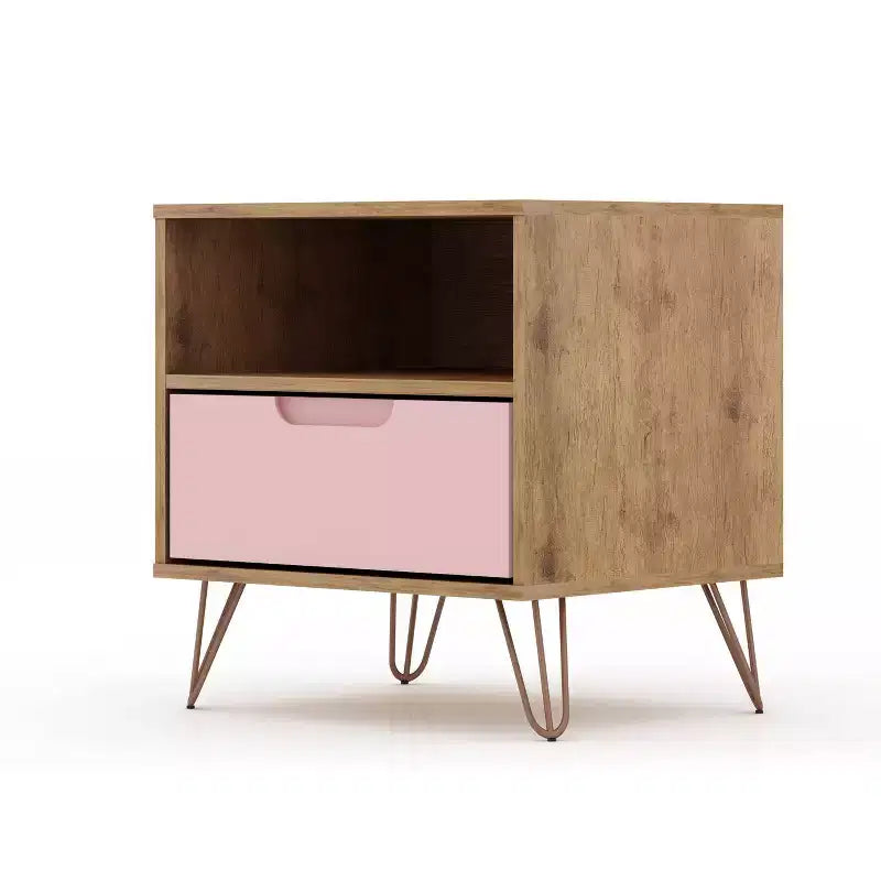 1.0 Rockefeller Nightstand - Manhattan Comfort