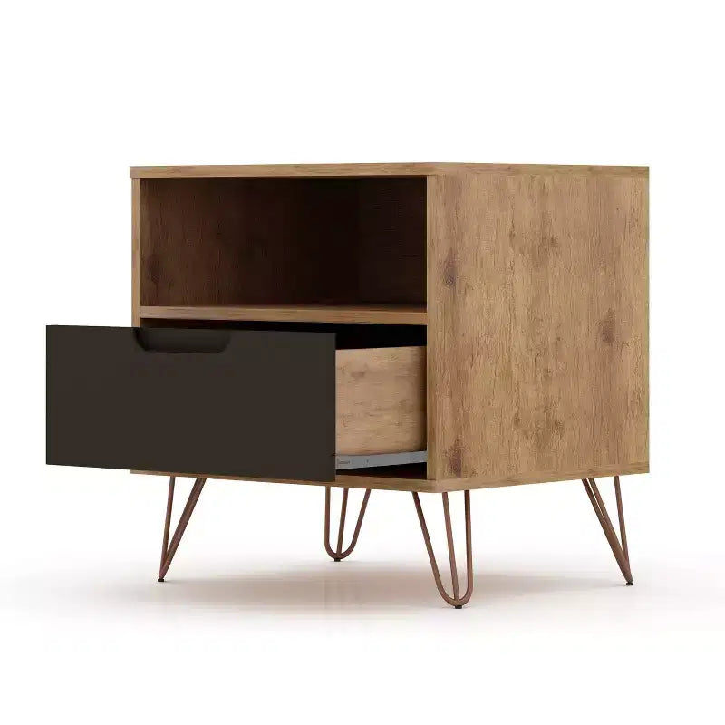 1.0 Rockefeller Nightstand - Manhattan Comfort