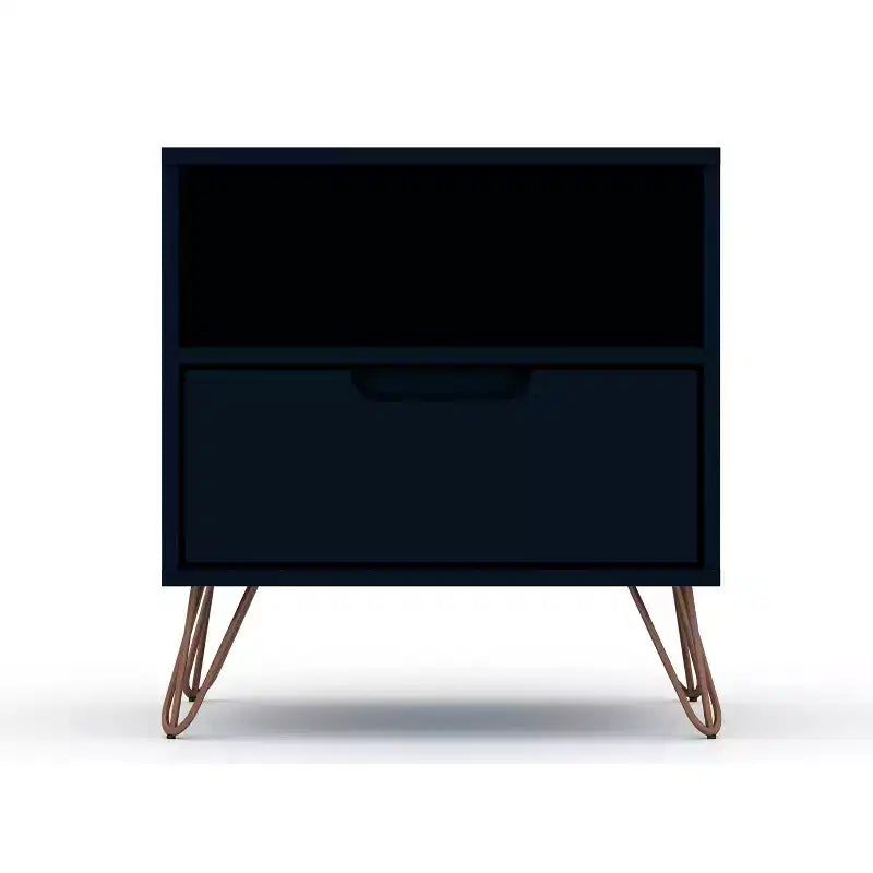 1.0 Rockefeller Nightstand - Manhattan Comfort