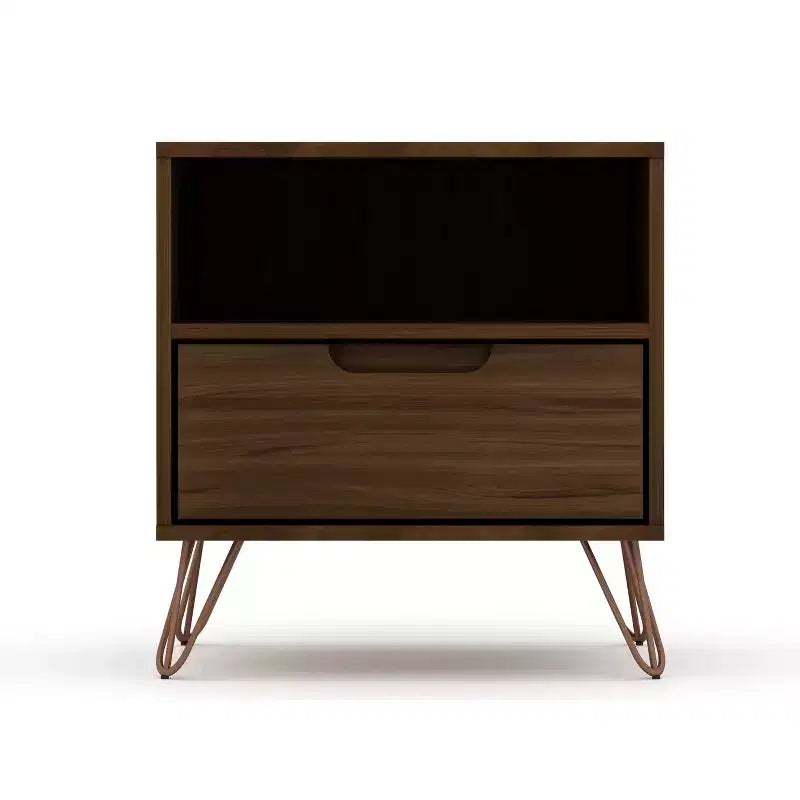 1.0 Rockefeller Nightstand - Manhattan Comfort