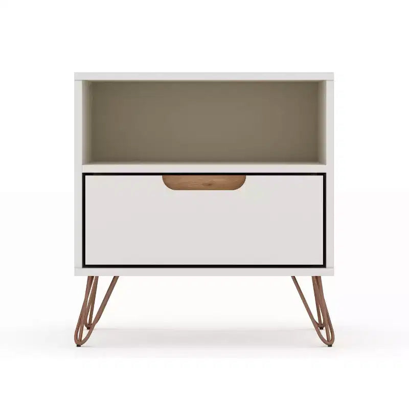 1.0 Rockefeller Nightstand - Manhattan Comfort