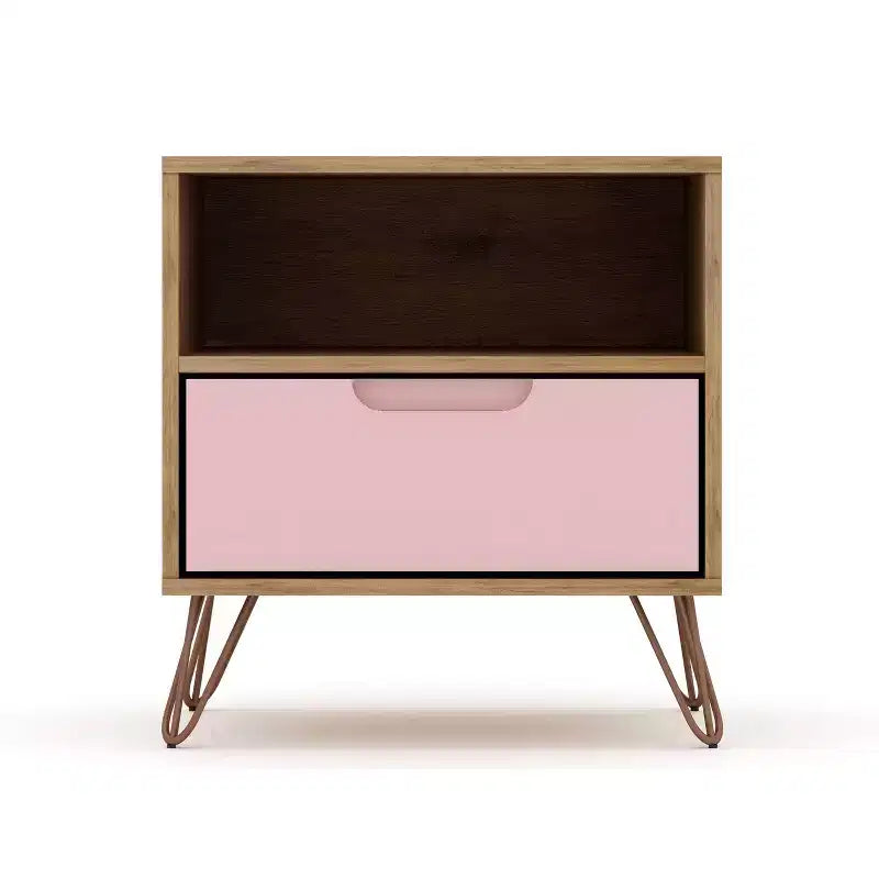 1.0 Rockefeller Nightstand - Manhattan Comfort