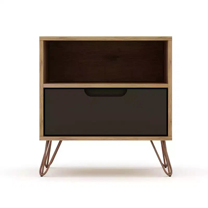 1.0 Rockefeller Nightstand - Manhattan Comfort