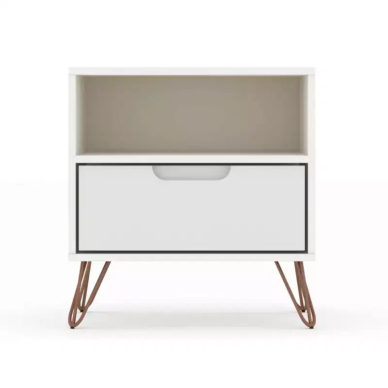1.0 Rockefeller Nightstand - Manhattan Comfort