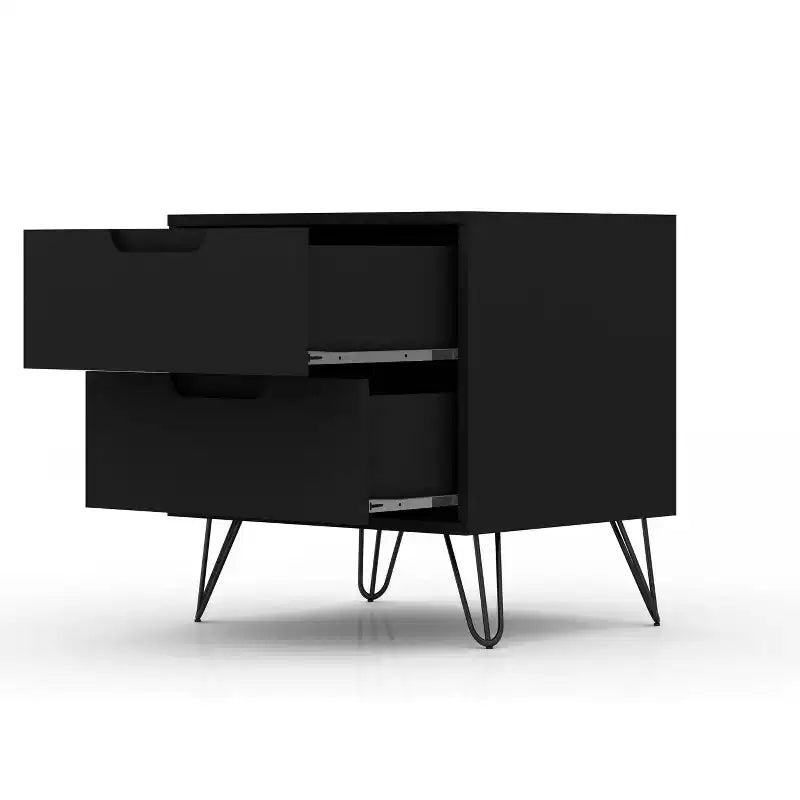 Rockefeller Dresser and Nightstand Set - Manhattan Comfort