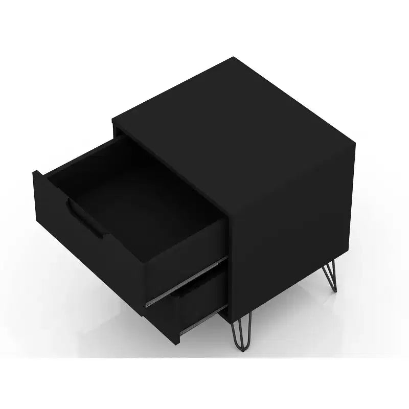 Rockefeller Dresser and Nightstand Set - Manhattan Comfort