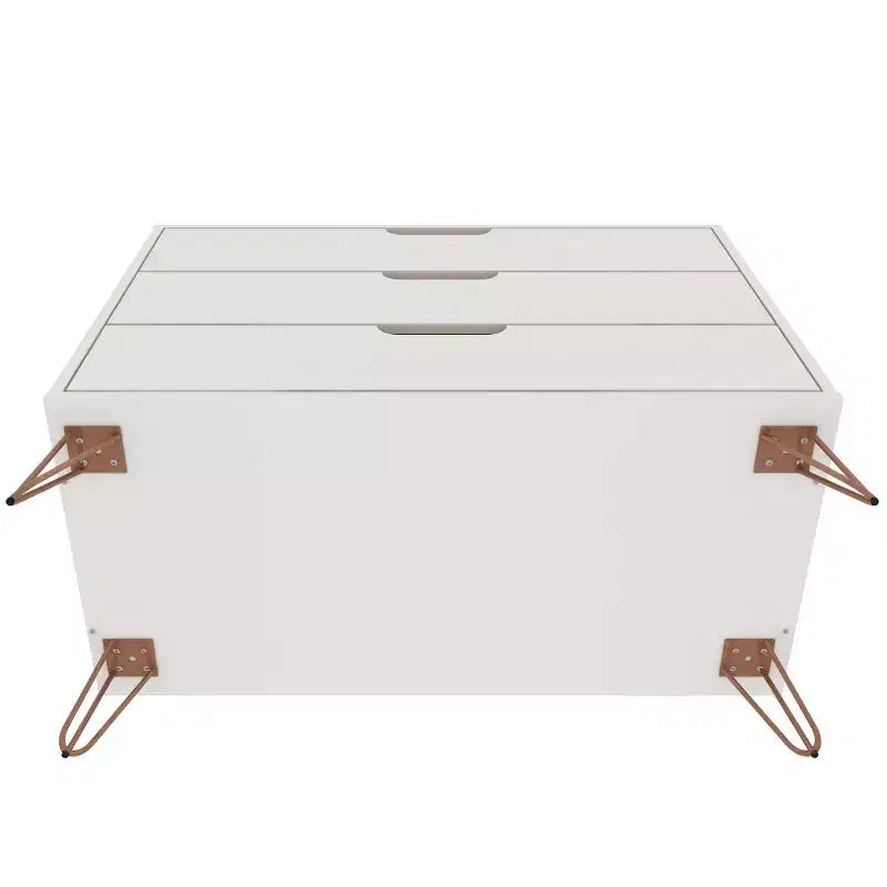 Rockefeller Dresser and Nightstand Set - Manhattan Comfort