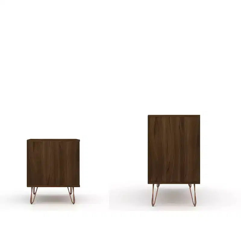 Rockefeller Dresser and Nightstand Set - Manhattan Comfort