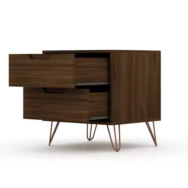 Rockefeller Dresser and Nightstand Set - Manhattan Comfort