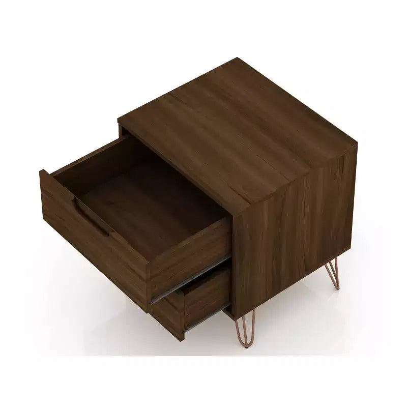 Rockefeller Dresser and Nightstand Set - Manhattan Comfort