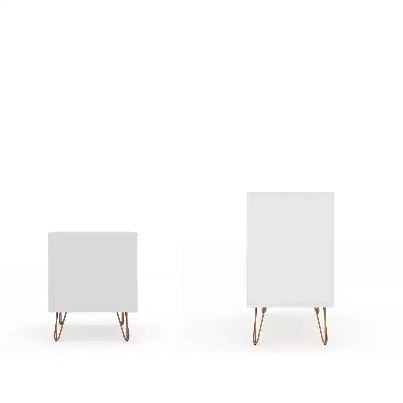 Rockefeller Dresser and Nightstand Set - Manhattan Comfort