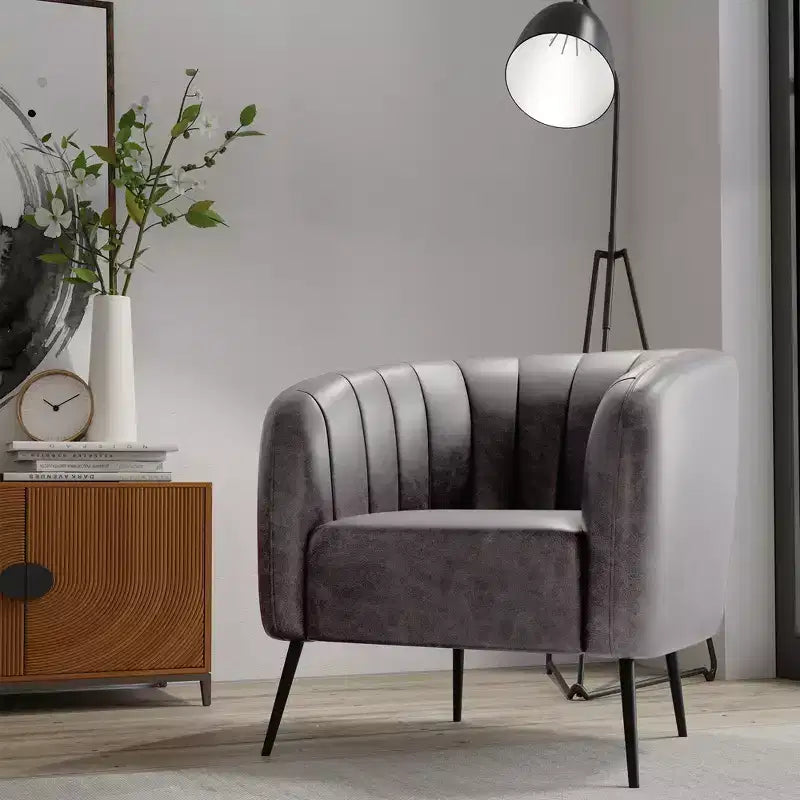 eLuxury Sawyer Channel Living Room Chair
