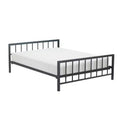 Evans Platform Bed Black - ClickDecor