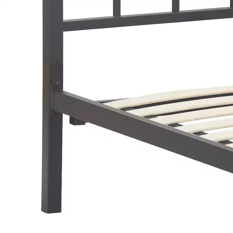 Evans Platform Bed Black - ClickDecor