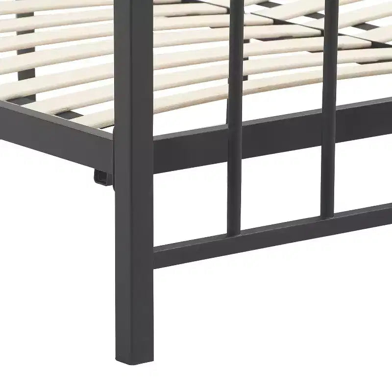 Evans Platform Bed Black - ClickDecor