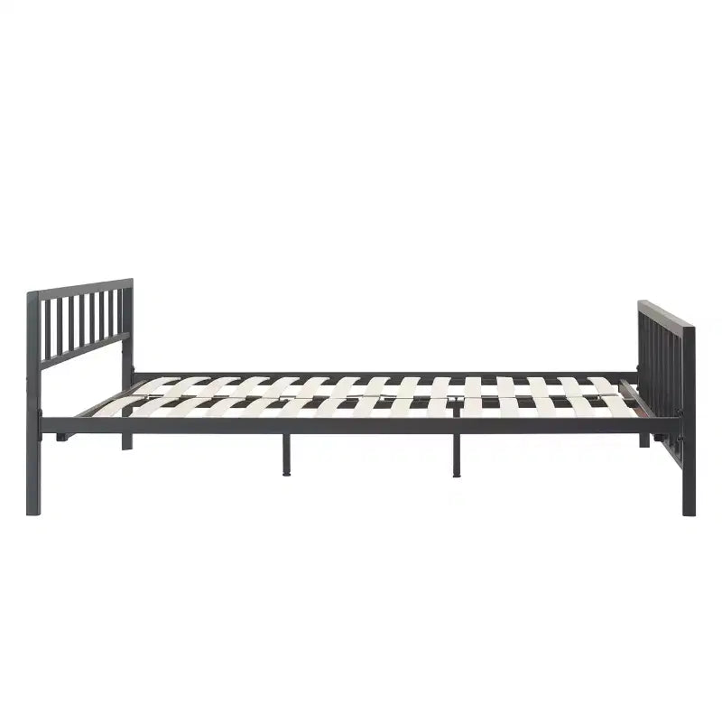 Evans Platform Bed Black - ClickDecor