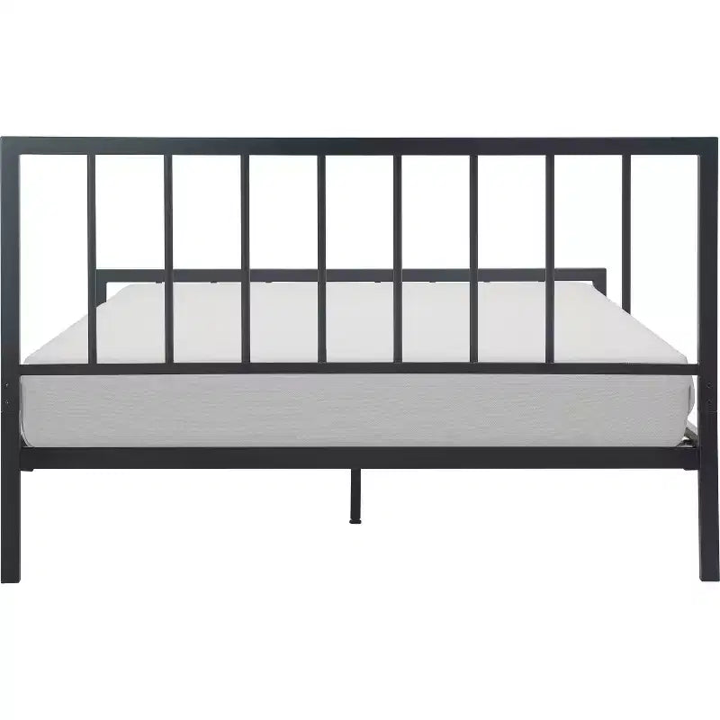 Evans Platform Bed Black - ClickDecor
