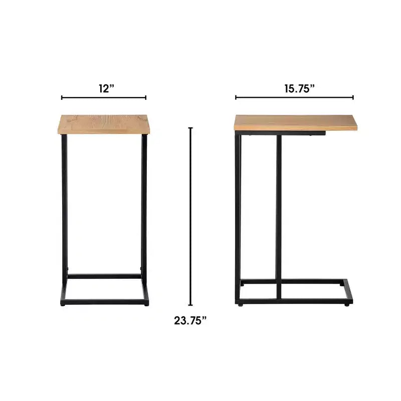 Table d'appoint en C Harton - Serta