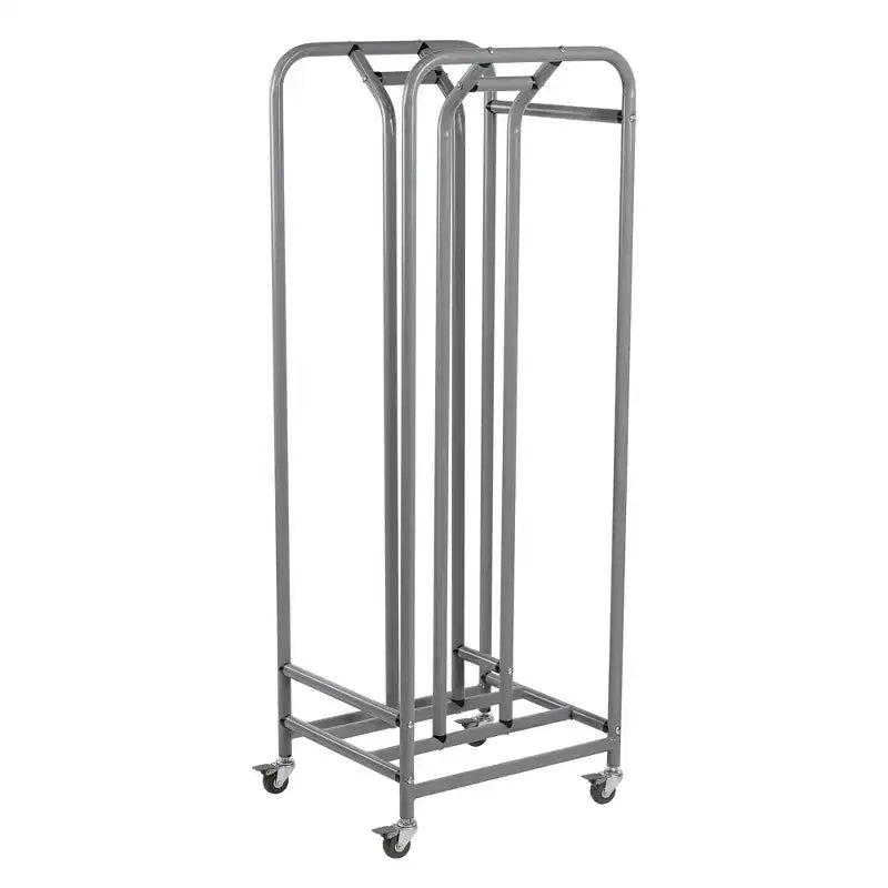 ECR4Kids The Surf Mobile Storage Rack, Stores 30 Lap Desks, Classroom Organization, Silver