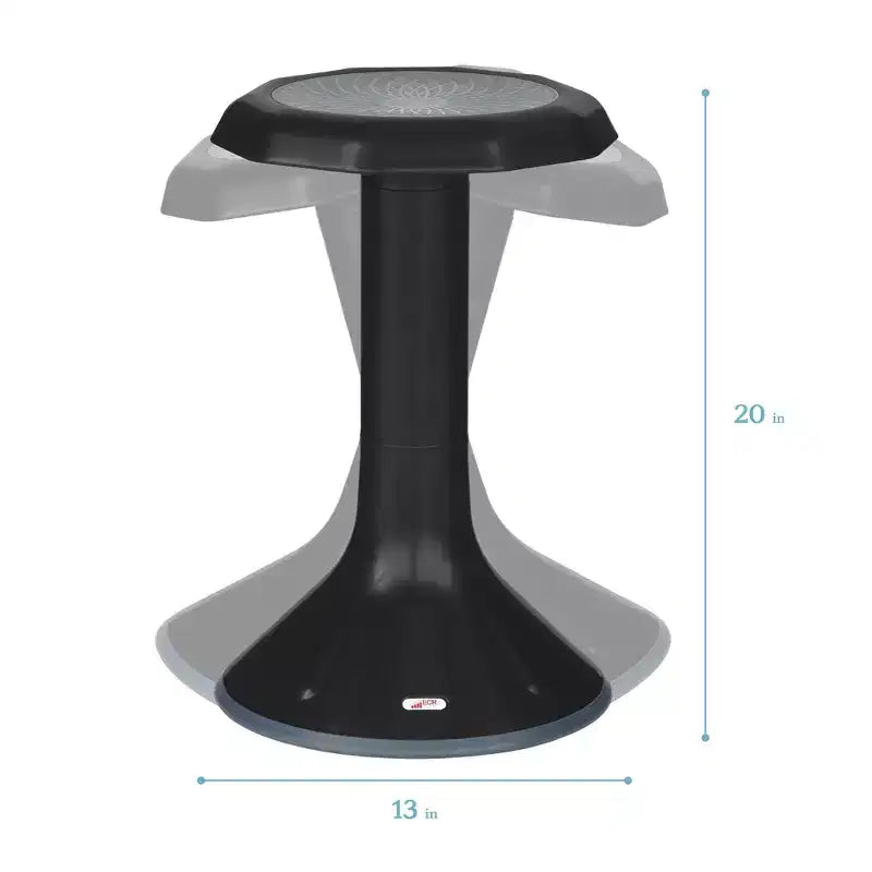 ECR4Kids ACE Active Core Engagement Wobble Stool, 20in Seat Height, Flexible Seating