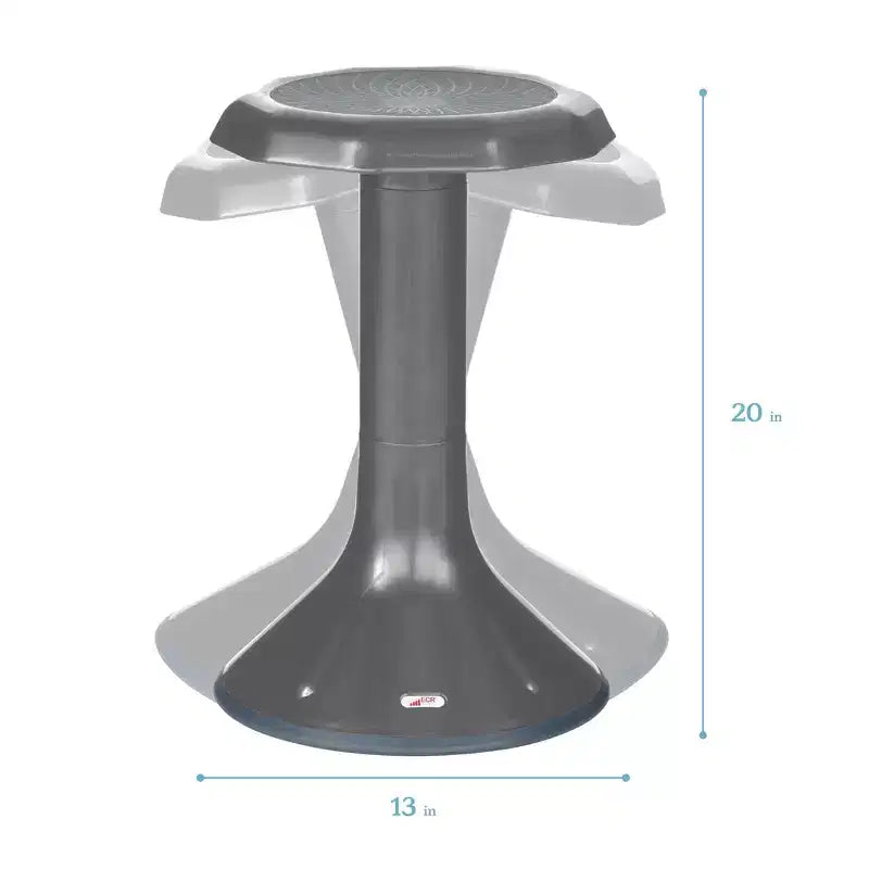 ECR4Kids ACE Active Core Engagement Wobble Stool, 20in Seat Height, Flexible Seating