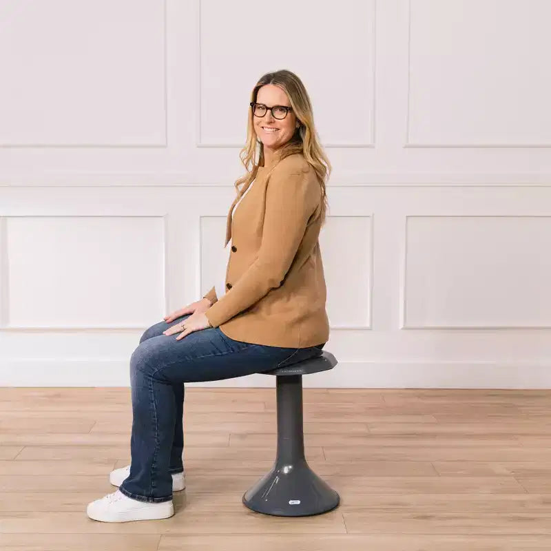 ECR4Kids ACE Active Core Engagement Wobble Stool, 20in Seat Height, Flexible Seating