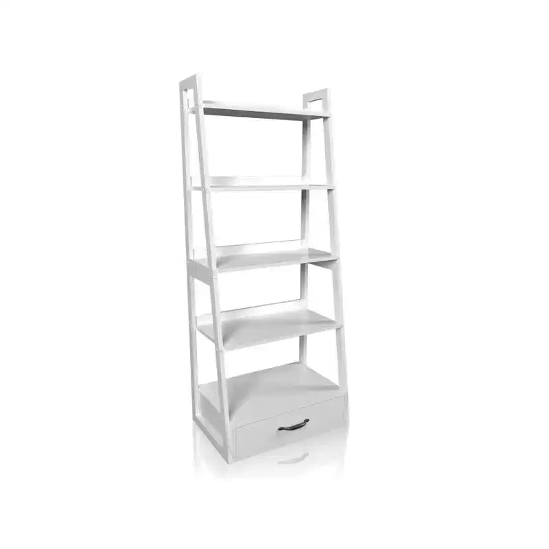 24/7 Shop At Home Juncus 5 Tiered Ladder Bookcase