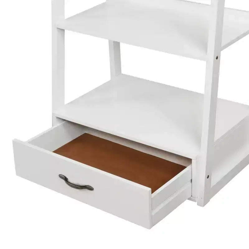 24/7 Shop At Home Juncus 5 Tiered Ladder Bookcase
