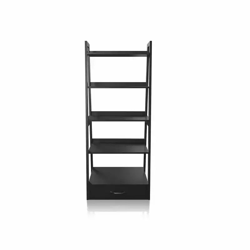 24/7 Shop At Home Juncus 5 Tiered Ladder Bookcase