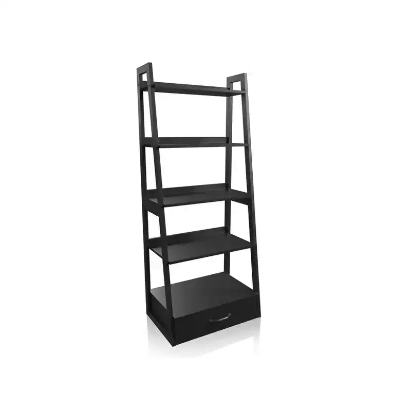 24/7 Shop At Home Juncus 5 Tiered Ladder Bookcase