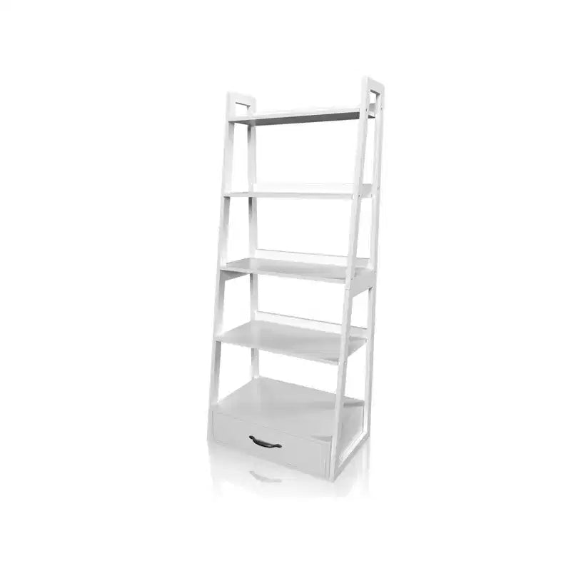 24/7 Shop At Home Juncus 5 Tiered Ladder Bookcase