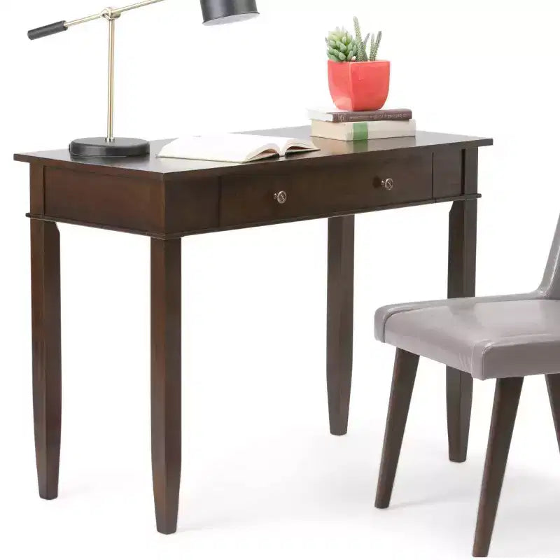 42 Sterling Solid Wood Home Office Desk - Wyndenhall
