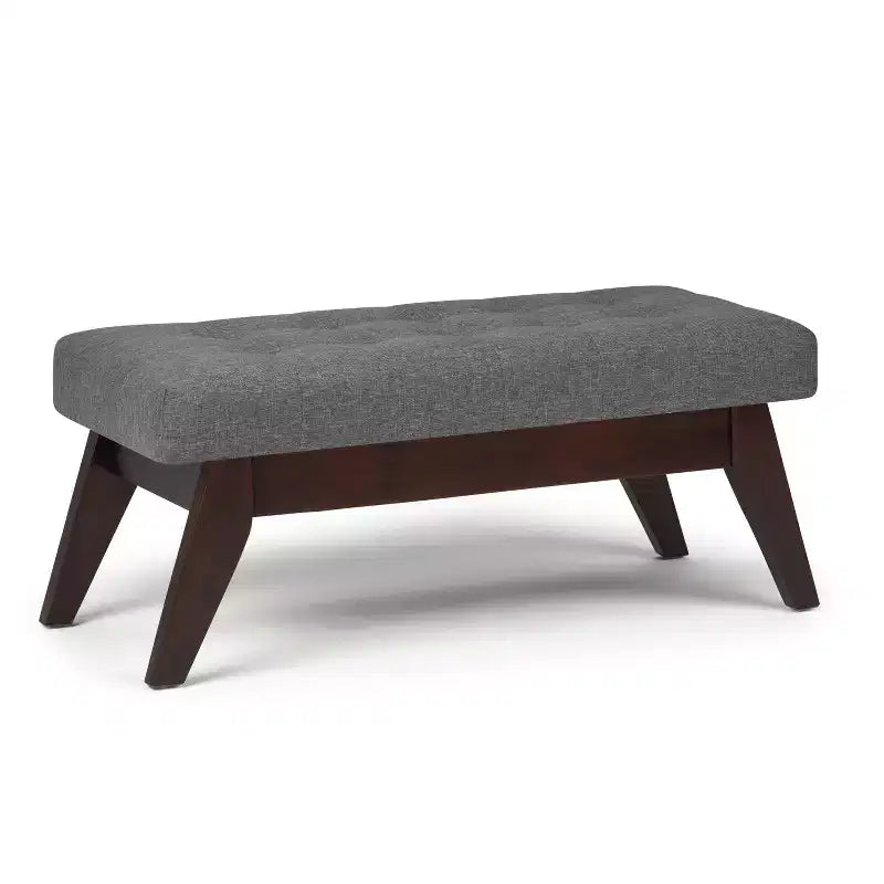 40 Tierney Mid-Century Tufted Ottoman Bench - WyndenHall