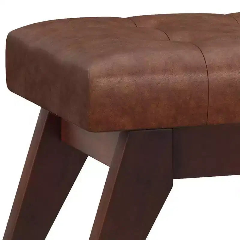 40 Tierney Mid-Century Tufted Ottoman Bench - WyndenHall