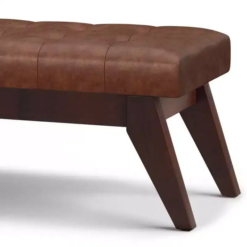 40 Tierney Mid-Century Tufted Ottoman Bench - WyndenHall