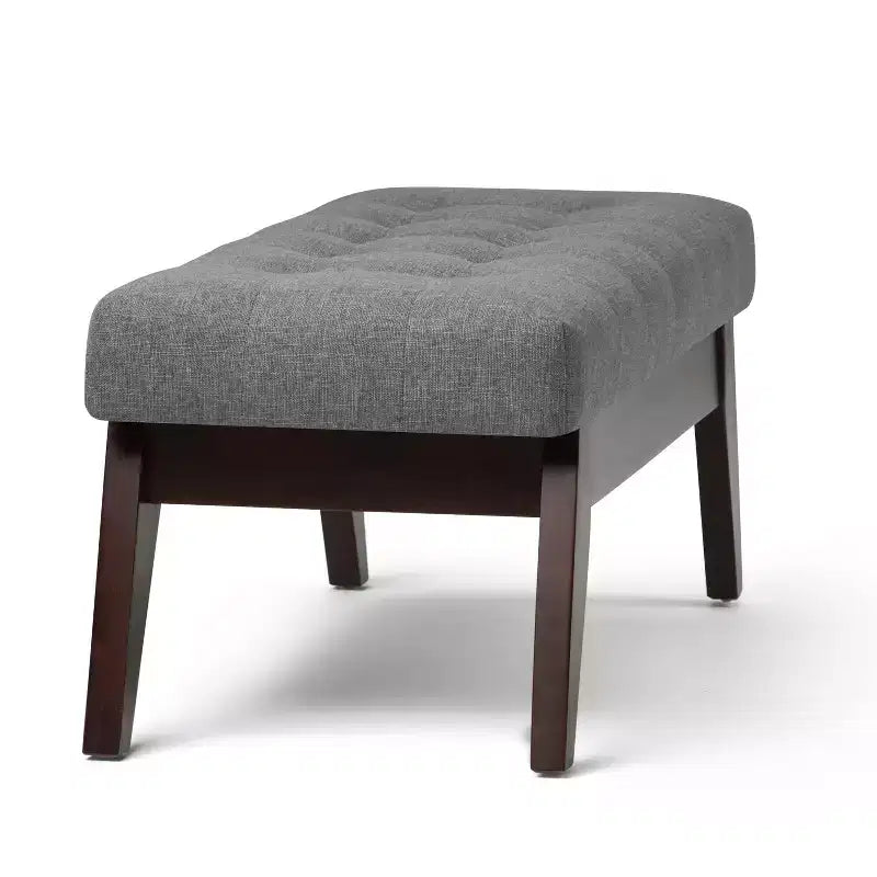 40 Tierney Mid-Century Tufted Ottoman Bench - WyndenHall