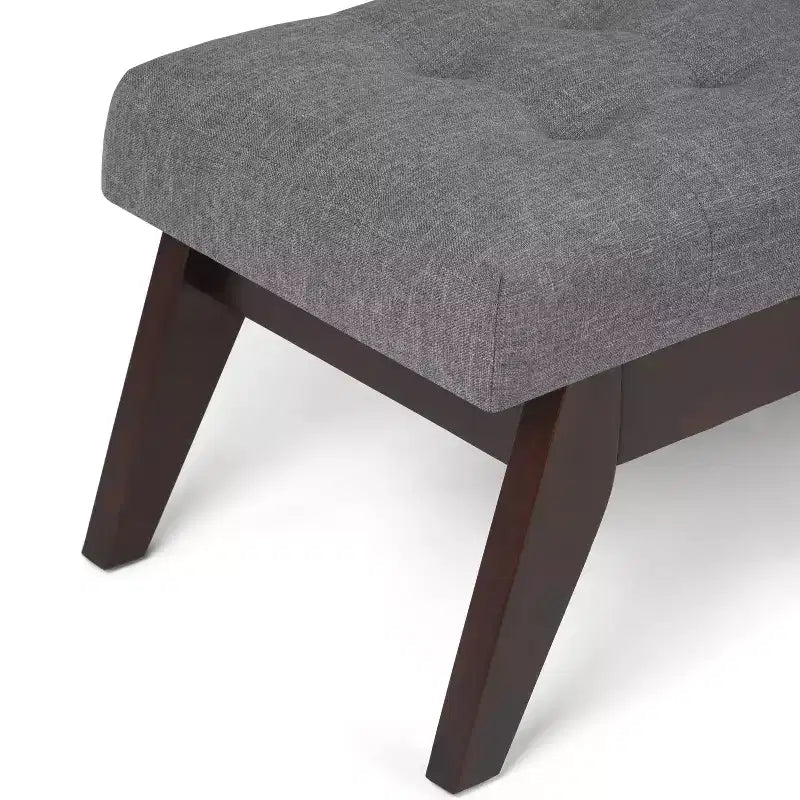 40 Tierney Mid-Century Tufted Ottoman Bench - WyndenHall