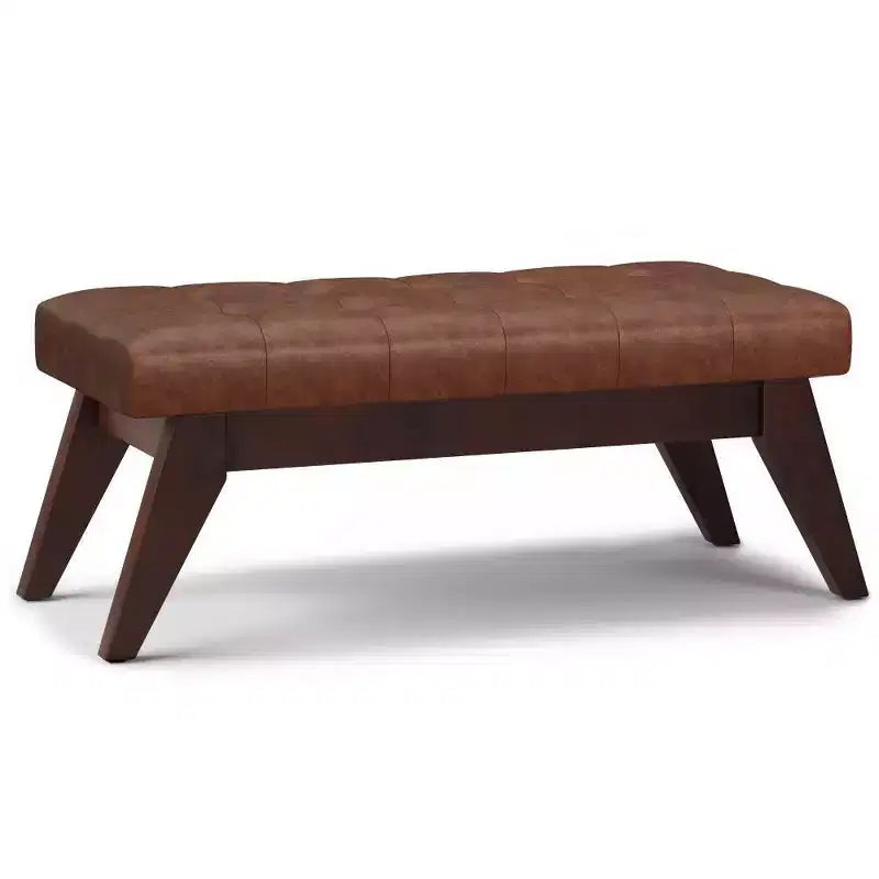 40 Tierney Mid-Century Tufted Ottoman Bench - WyndenHall