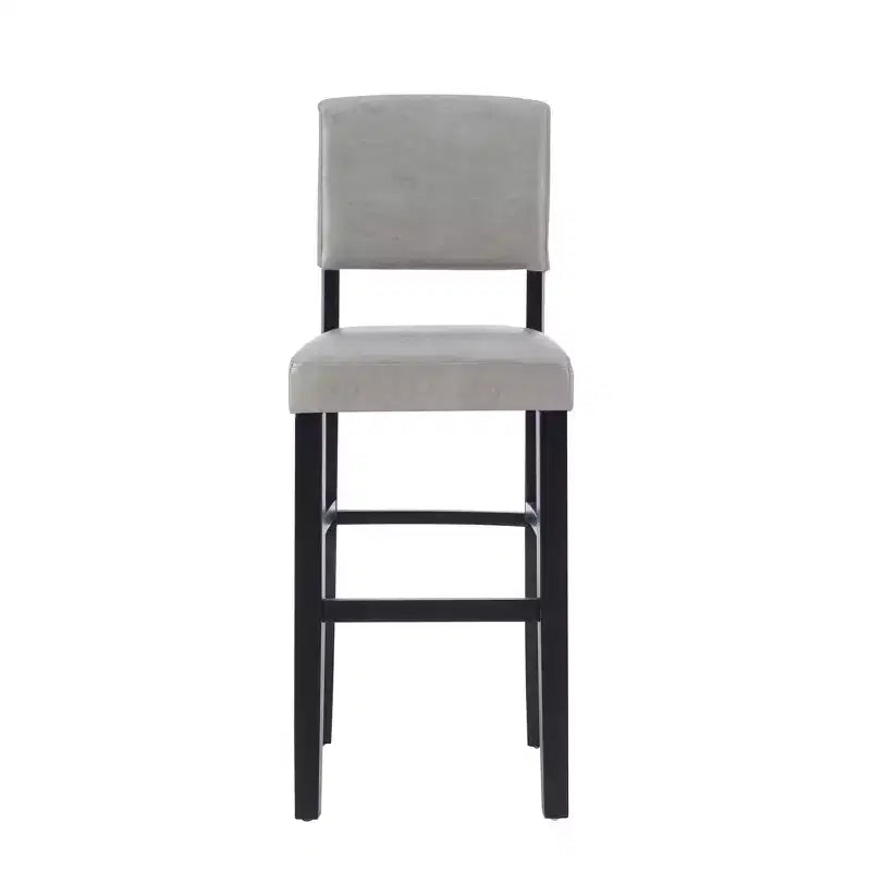 Tabouret de bar rembourré Morocco - Similicuir, Structure en bois d'hévéa, Hauteur d'assise 76 cm, 102 kg